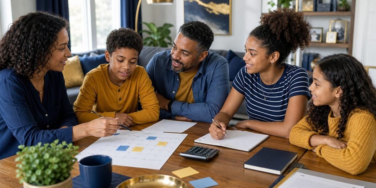 Family Money Meeting Agenda and Printable Checklist