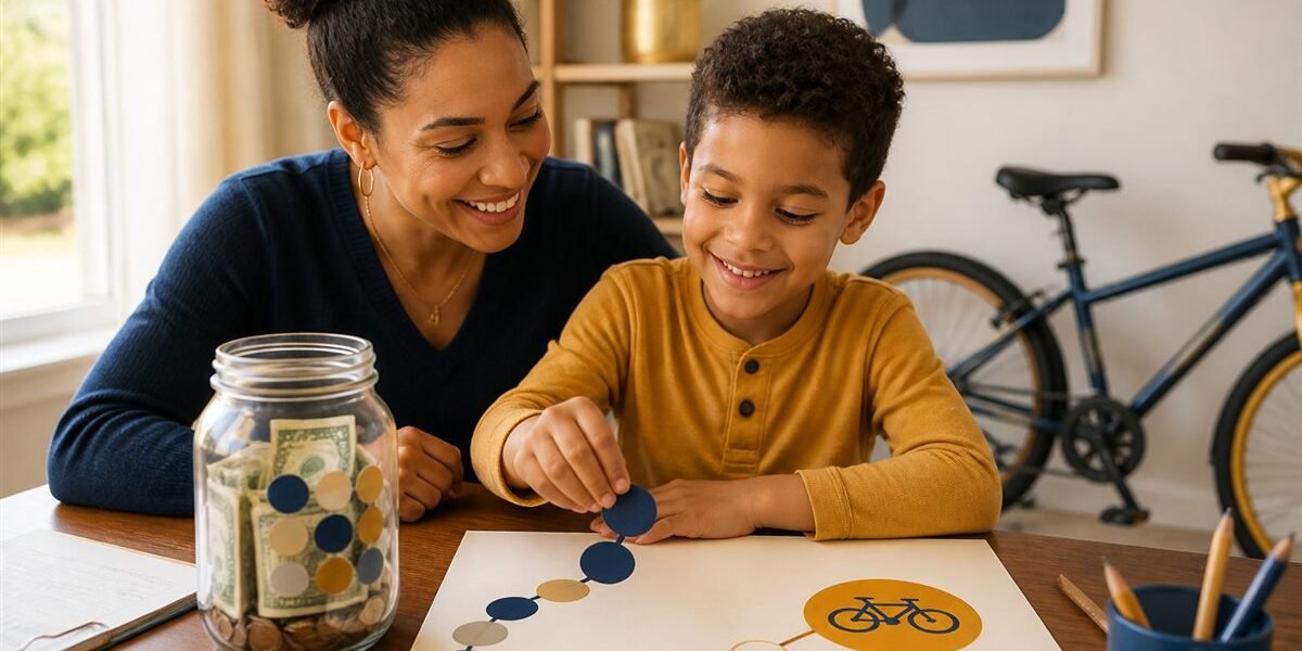 How to Help a Child Set and Finish a Savings Goal