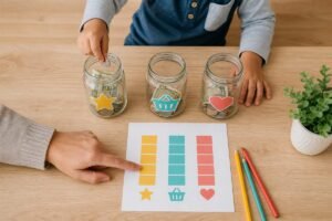 Save, Spend and Give Jars: A Practical Family System